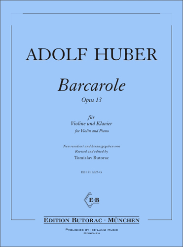 Cover - Barcarole, op. 13